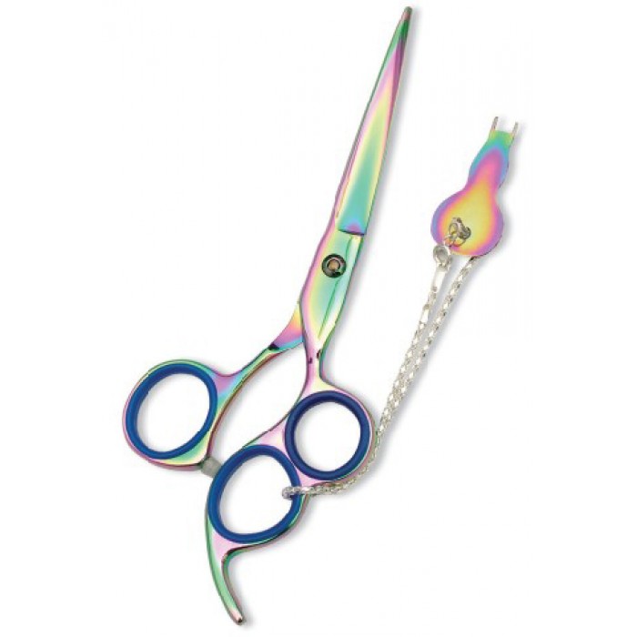 Professional Hair Cutting Scissor with razor edge. Multicolor Coating