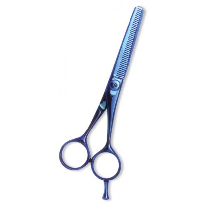 Professional Thinning Scissor. One Blade Teeth and One Blade Razor. Multicolor coating.